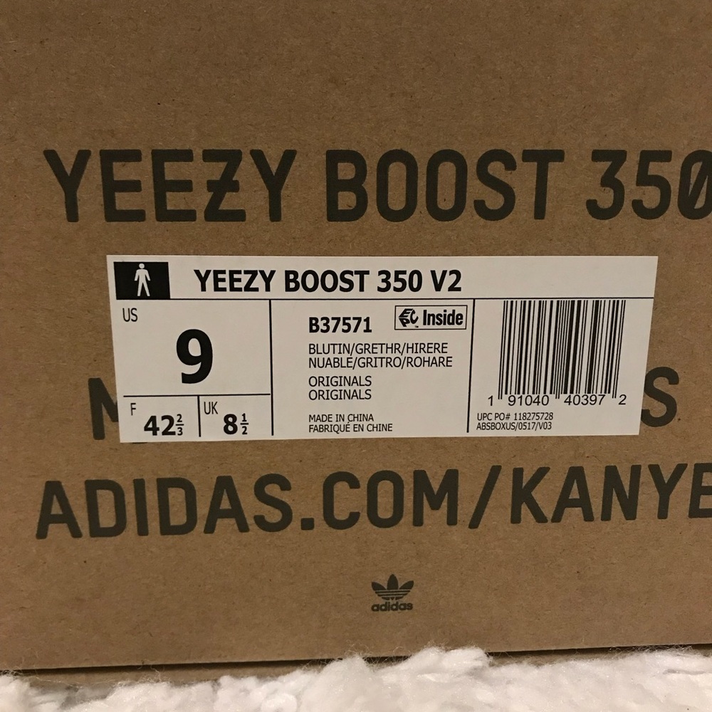 Yeezy boost 350 V2 blue tint